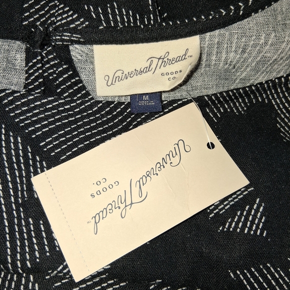 Universal Thread Black and Gray Long Sleeve Dress Women Size M - Picture 14 of 14